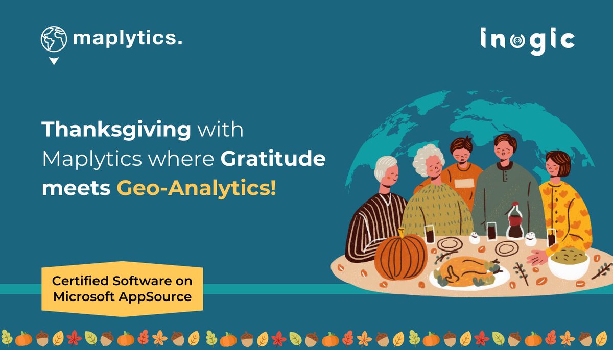 Maplytics's tweet image. 🌟 Thanksgiving is here, and it’s all about gratitude and togetherness. At Maplytics, we’re embracing the season by reflecting on the year it was while making a positive communal impact. Let’s explore how #Maplytics aligns with the spirit of #Thanksgiving 🍂🦃

#Thanksgiving2024