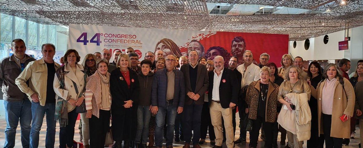 Nuestro Sº General Antonio Tirado Blanco, encabeza la Delegación de UGT Servicios Públicos Andalucía en el 44 Congreso Confederal de #UGT
<a href="/ATIRADOBLANCO/">ANTONIO TIRADO</a> #44CongresoUGT <a href="/UGT_SPANDALUCIA/">UGT Servicios Públicos Andalucía</a>