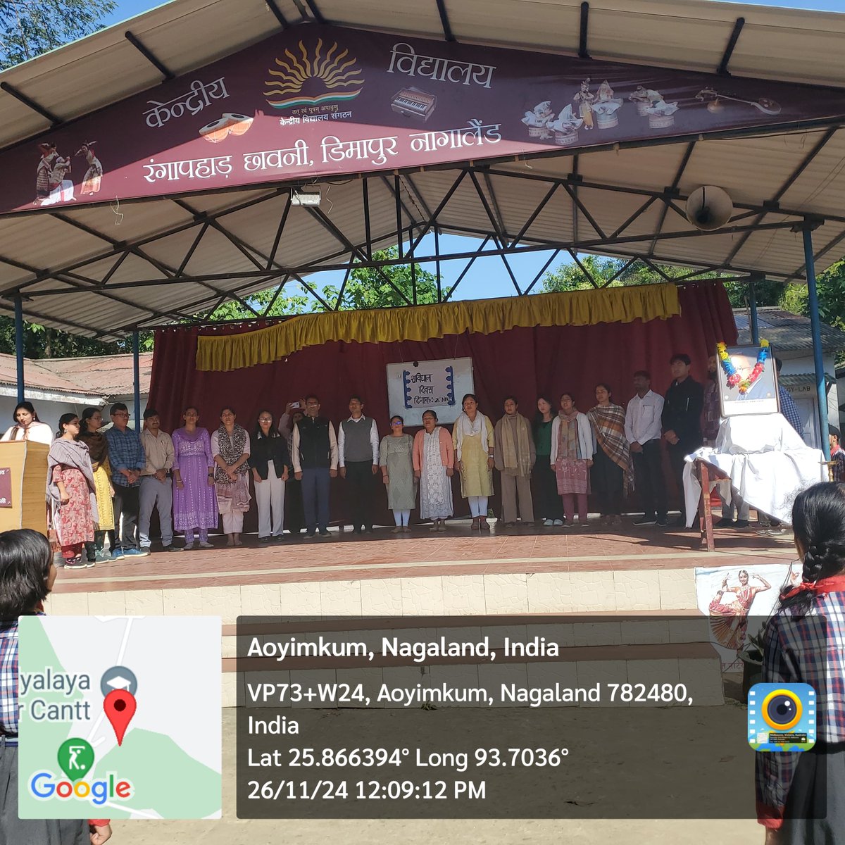 rangapahar's tweet photo. Preamble Reading on the occasion of Constitution Day Celebration on 26th Nov, 2024 at @rangapahar #ConstitutionDay #75YearsOfConstitution #HamaraSamvidhanHamaraSwabhiman @KVSRO_TINSUKIA @KVS_HQ @EduMinOfIndia https://t.co/UuT9sQsbEy
