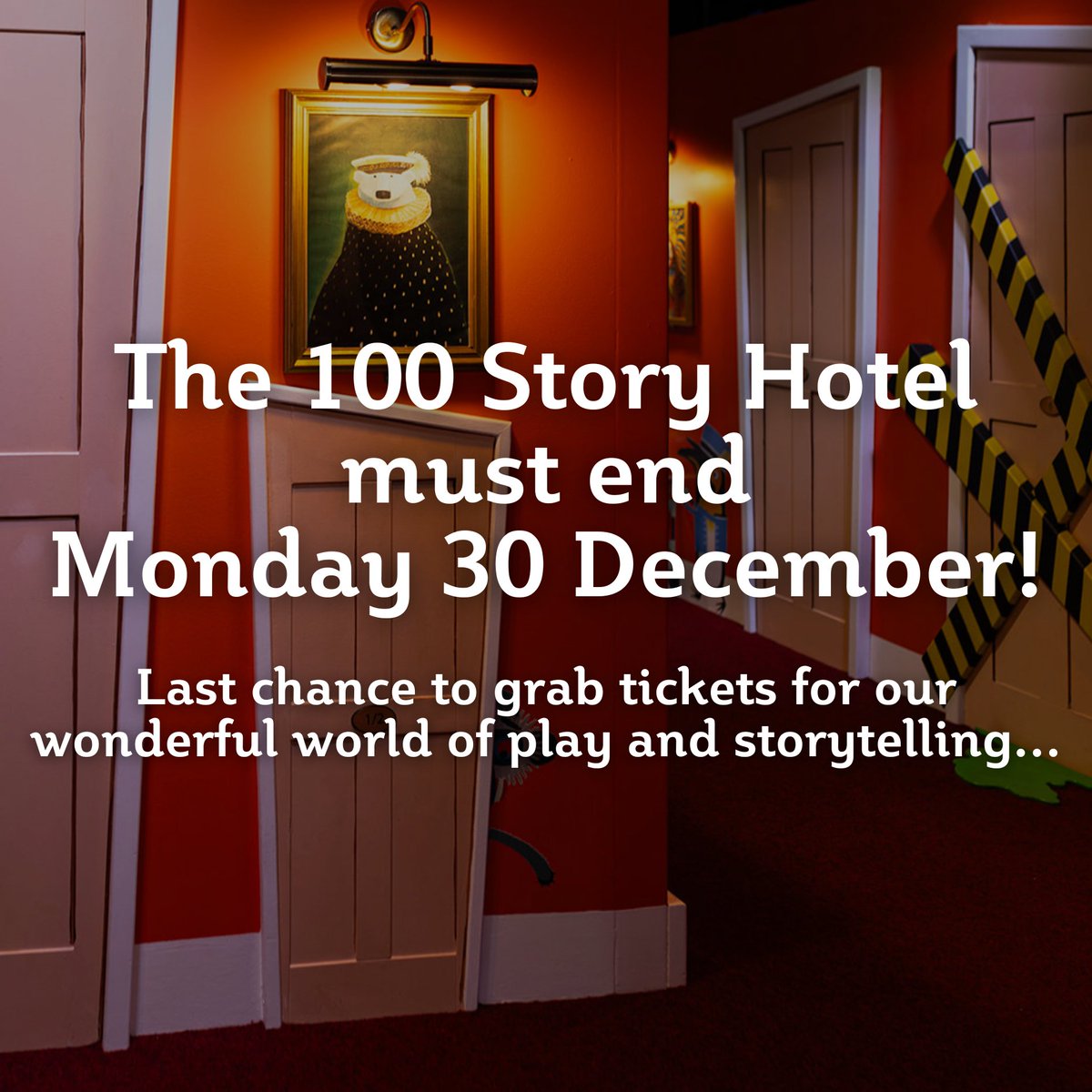 We're waving goodbye to The 100 Story Hotel on Monday 30 December, to make way for something very exciting that's coming to Z-arts in 2025! 🤩

Grab your tickets for The 100 Story Hotel while you still can: bit.ly/100StoryHotel