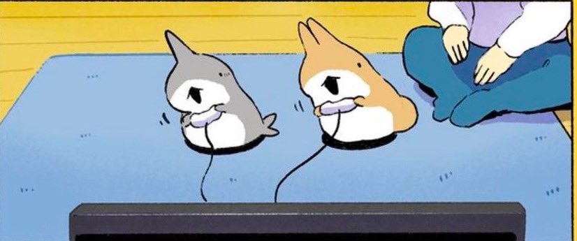 Kanon_amnos_113's tweet photo. @Penguinbox1 スタンプ嬉しいです🦈🤍
子ザメはもちろんですが、うさめも大好きなのでこのシーンとか欲しいです！ https://t.co/RZRE8cl3op