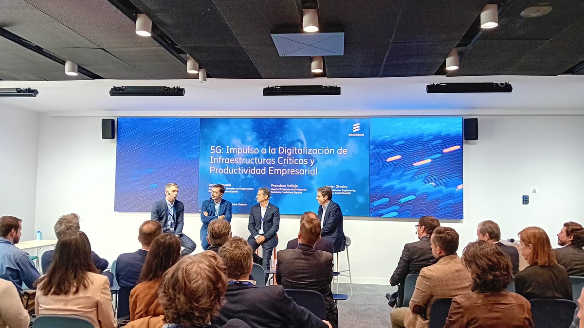 👉 Abrimos  un interesante debate sobre el poder transformador del #5G y las redes privadas en todos los sectores industriales con Javier Pascual de <a href="/Telefonica/">Telefónica</a>, Javier Oliveira de <a href="/MASORANGE_ES/">MasOrange</a>, Francisco Vallejo de <a href="/vodafone_es/">Vodafone España</a> y  David Polo como moderador.

#ImagineLiveEspaña