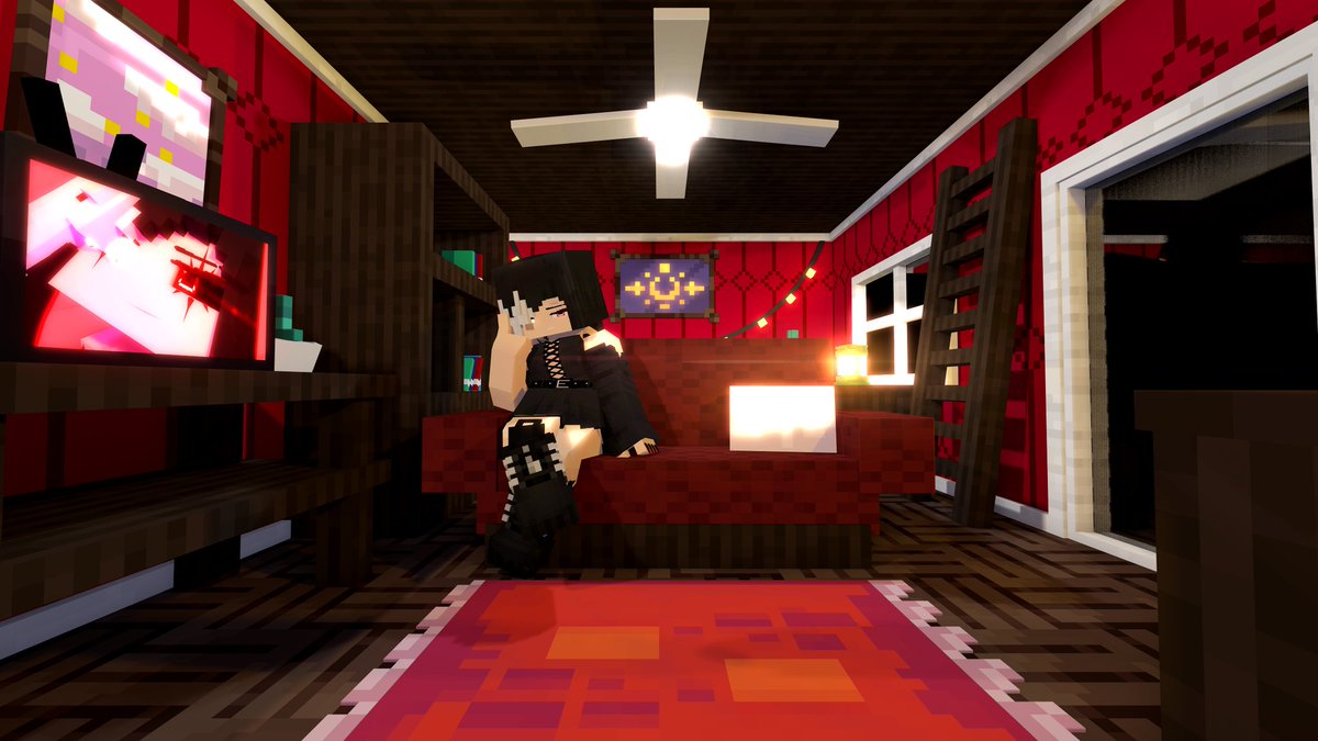 New wallpaper i made, did you like it?😊

#sfw #minecraft #mineimator #art #artwork