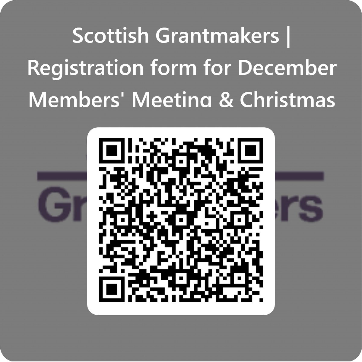 There is still time to register for our Christmas members' meeting on 11 December from 1pm at the Social Hub, Glasgow! 🎅🎄