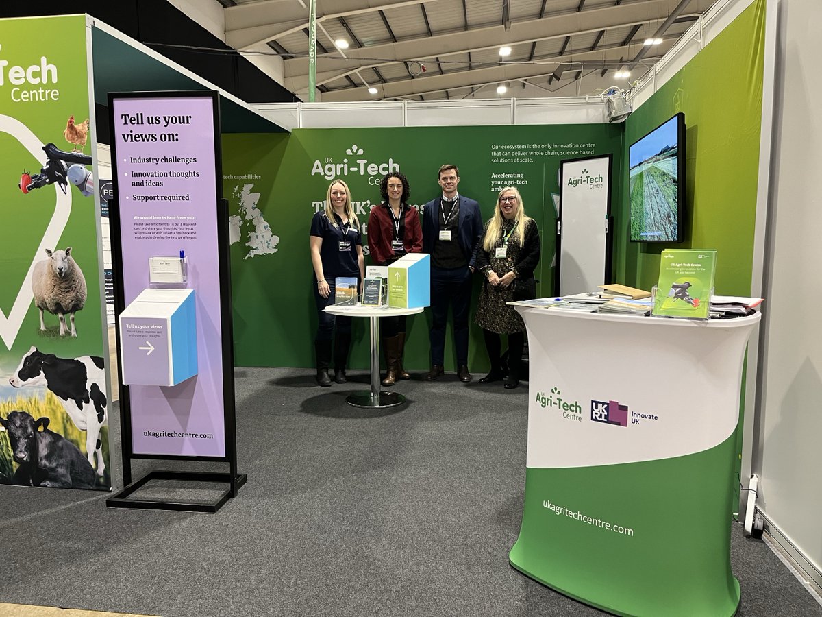 UKAgriTech's tweet photo. This week, the UK Agri-Tech Centre team are at @CropTecShow

Come and speak to the team at Stand No. 1.456 📍

If you're not attending the event, but want to get in touch...

📧Email us at: info@ukagritechcentre.com

#CropTec https://t.co/tRptntcdsO