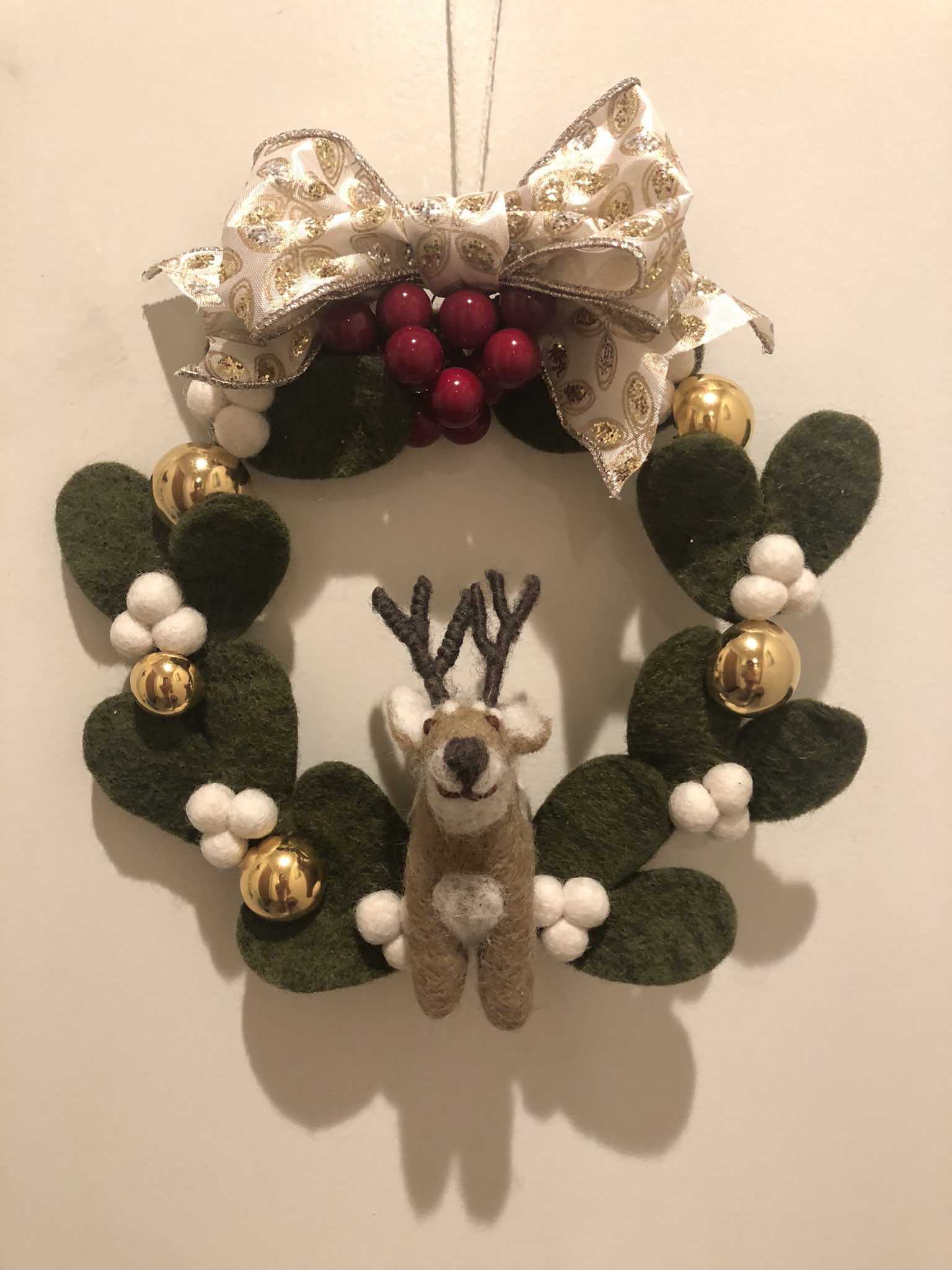 クリスマスリース dmj