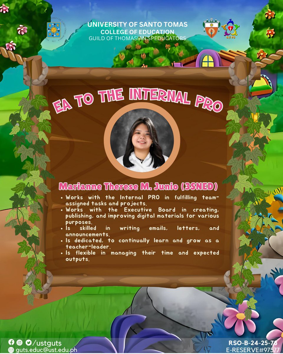 ustguts's tweet photo. Register now!

#EDUCR101
#GuTSTheV15ionForInclusion
#GuTSInTheirFruitful15Years
#GuTSYouthTh15Ability

Caption by: Eunice Mendoza
Pubmat by: Jay Ann Sanita https://t.co/zIrb1Vm6I7
