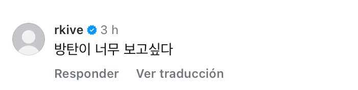RiseOnBangtanAr's tweet image. 📄 &amp;gt;&amp;gt; Comentarios de #RM en el post de Bam en Instagram. 

Extraño mucho a Bangtan.
Lo extraño.

#BTS #방탄소년단 @BTS_twt @bts_bighit 

Vía: btsinthemoment