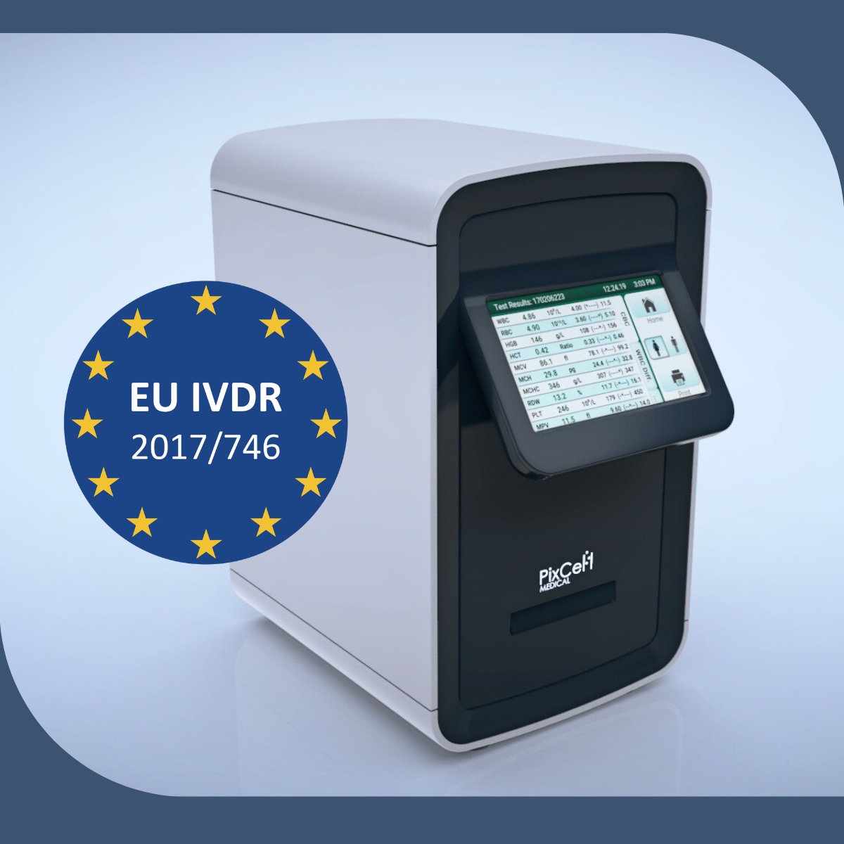 We’re thrilled to announce that our #HemoScreen point of care CBC analyzer has achieved #IVDR certification under the EU's stringent IVDR (EU) 2017/746!

Learn more about the IVDR certification here: pixcell-medical.com/news/hemoscree…