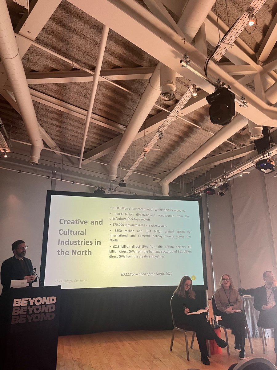 Creative Manchester (@uomcreativemcr) on Twitter photo We're at <a href="/BeyondCnf/">Beyond Conference</a> today on Day 2, where we are proud to showcase "Our Heritage Our Stories" (OHOS), a discovery research project.
Director of CM, John McAuliffe, opens the panel!
#Beyond2024 #BeyondConf We're at <a href="/BeyondCnf/">Beyond Conference</a> today on Day 2, where we are proud to showcase "Our Heritage Our Stories" (OHOS), a discovery research project.
Director of CM, John McAuliffe, opens the panel!
#Beyond2024 #BeyondConf