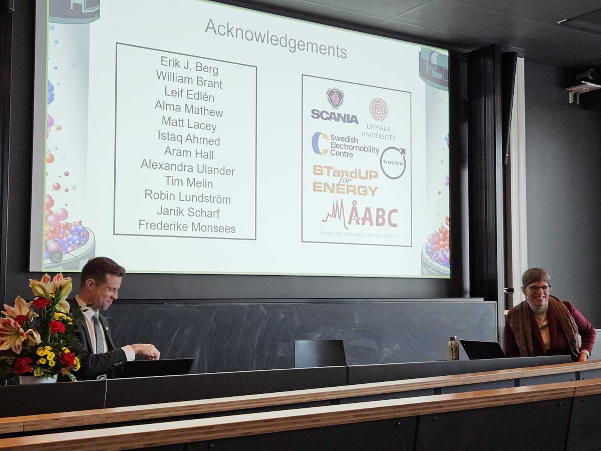 Ångström Advanced Battery Centre tweet media