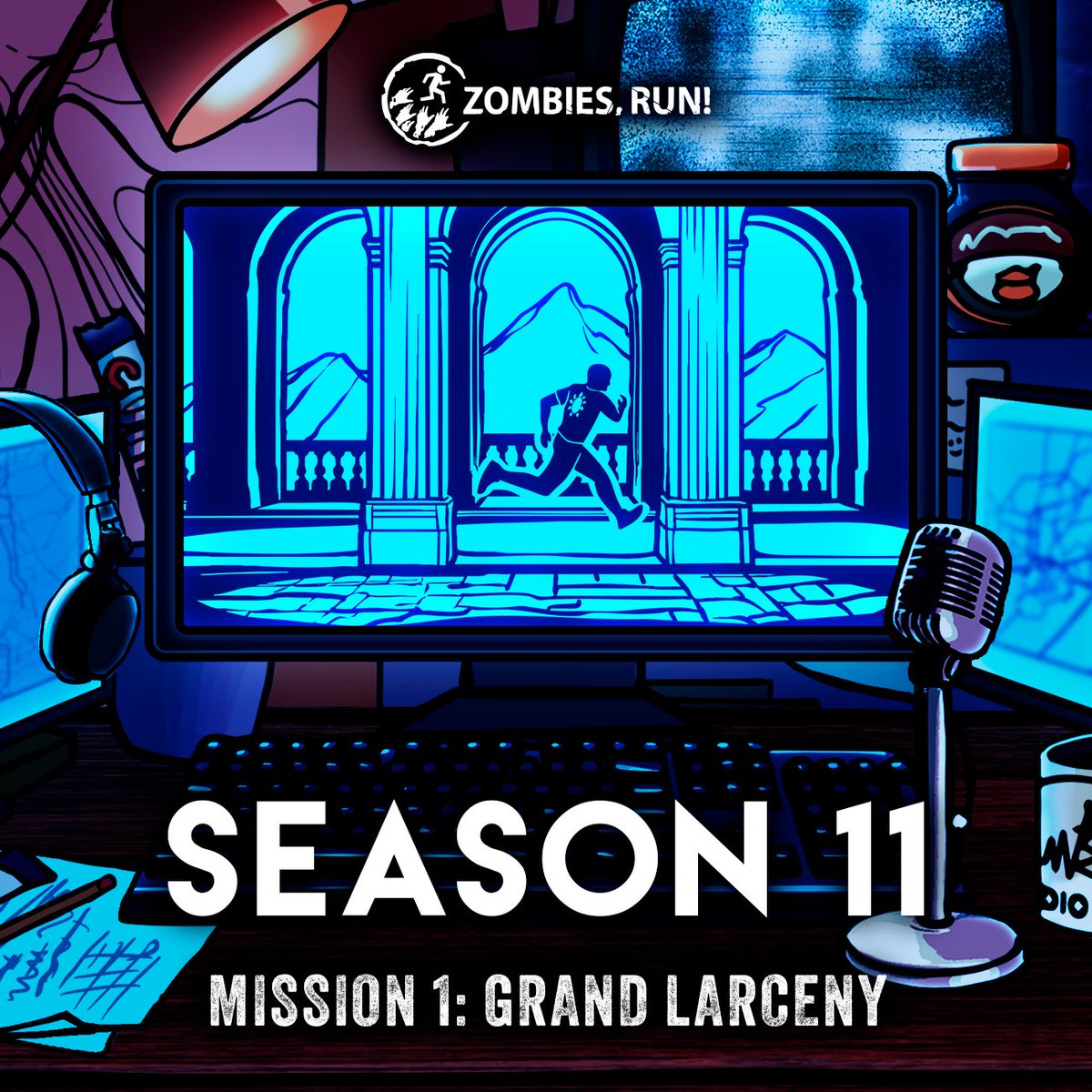 Your old adversary is dead, but his influence lingers...

Far from home, prepare to explore one of his black sites.

Mission 1 of Zombies, Run! Season 11 is now available.