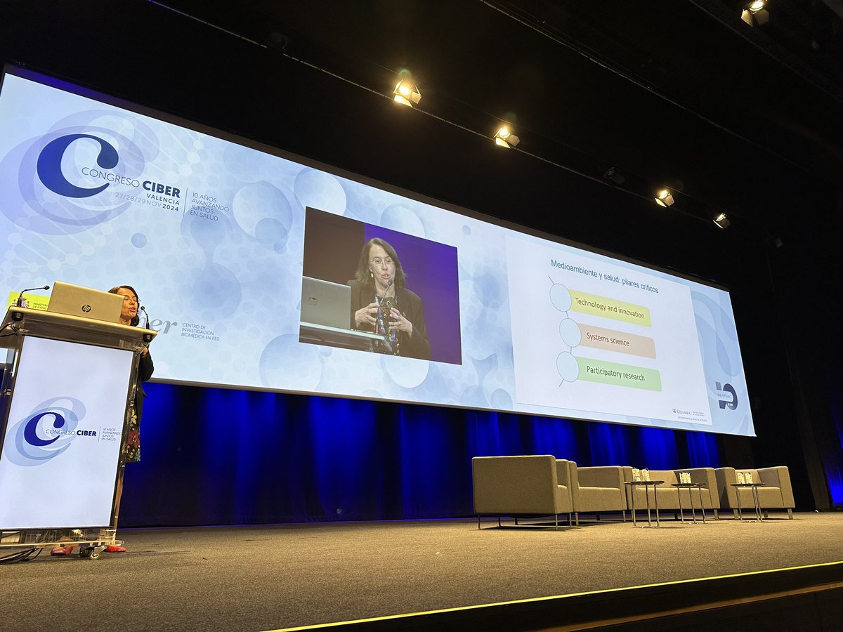 Lección de ciencia y vida de Ana Navas-Acien. Ampliar la red de trabajo incorporando ciencia de sistemas y asociaciones de pacientes, invertir en integración de datos. #CongresoCIBER