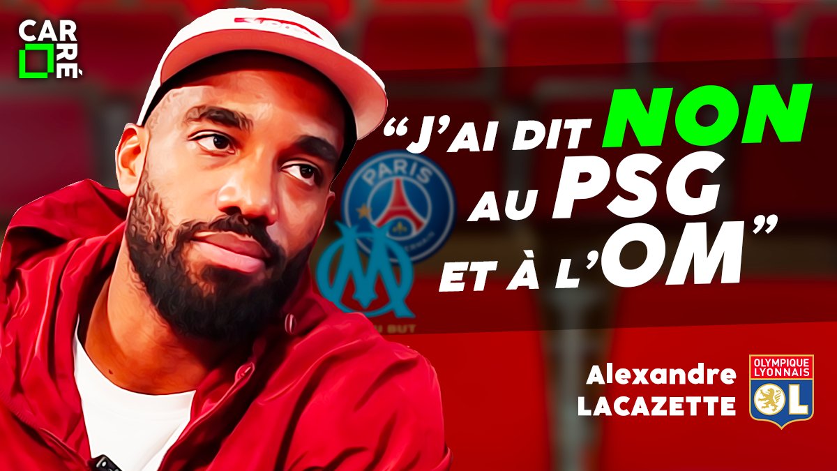 Alexandre Lacazette : "J'ai dit non au PSG et à l'OM !"

<a href="/LacazetteAlex/">Alexandre Lacazette</a> <a href="/OL/">Olympique Lyonnais</a>