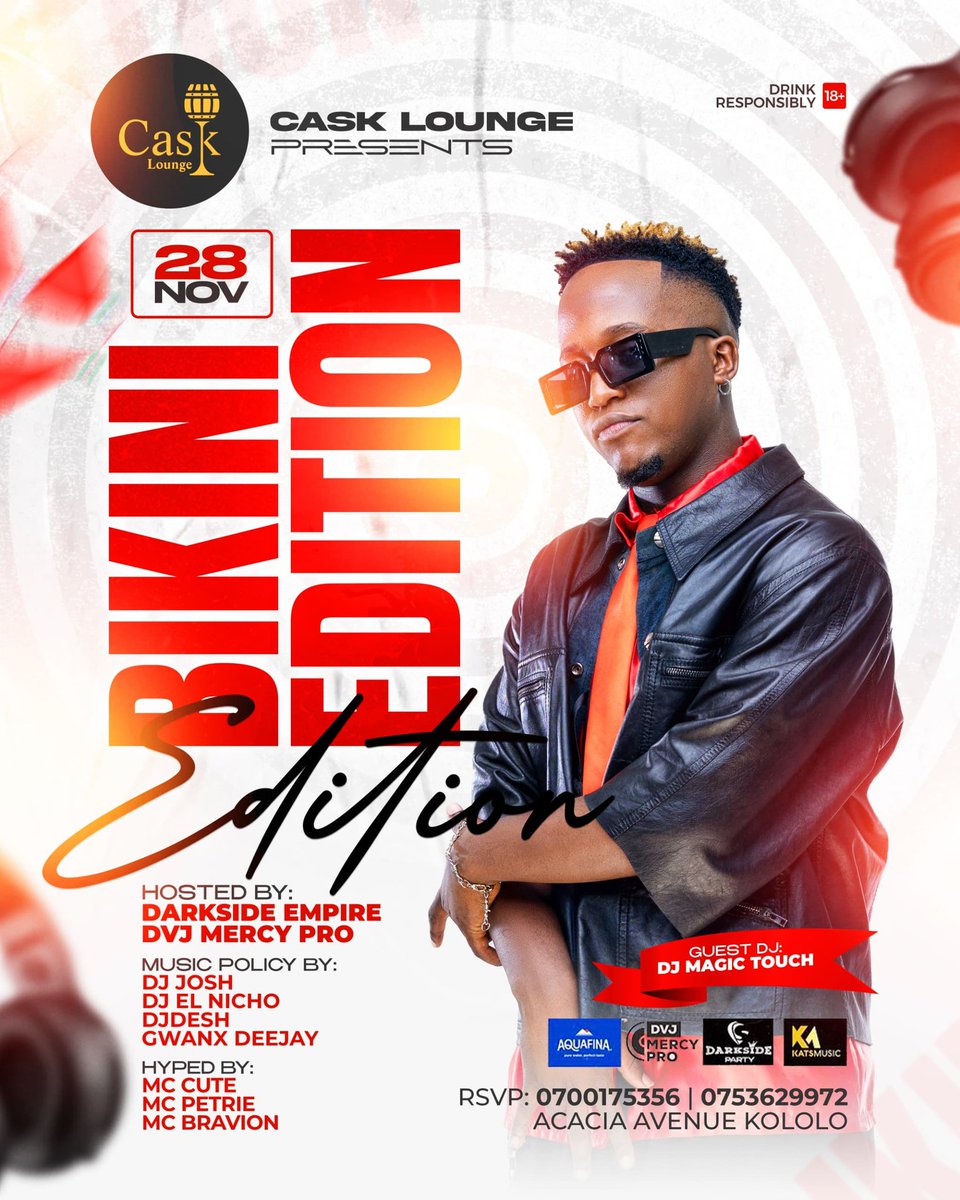 KitwaKeith's tweet photo. Get your  Thursday Brains blown 🤯🤯 off  by  the Biggest and hottest  🔥 🥵 Thursday night in kololo #BikiniEdition  @CaskLoungeKla  by Darkside Empire ...its a blus https://t.co/Y4yL3lPjOo