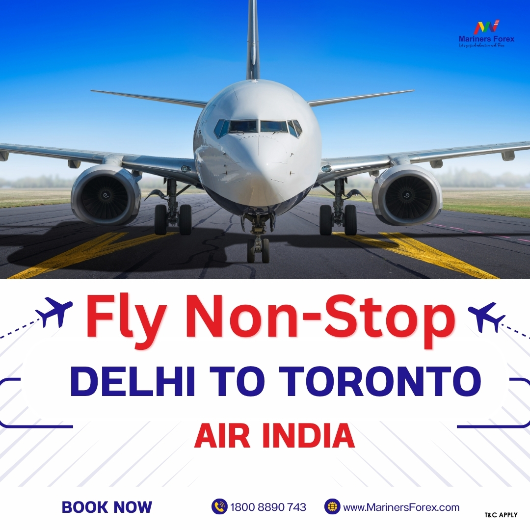 MarinersForex's tweet photo. π Fly Non-Stop: Delhi to Toronto with Air India! βοΈ
π₯ Customer Care: 1800 8890 743
πVisit Us:https://t.co/TVOy21LCiK
#AirIndia #DelhiToToronto #TravelDeals #FlyNonStop #MarinersForex https://t.co/DPBXo56k9b