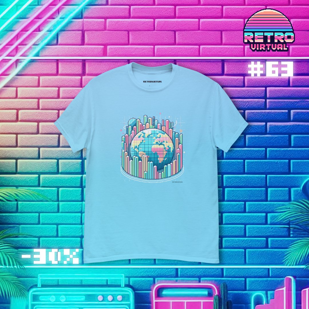 RetroVirtualX's tweet image. 🌍 Mundo Económico 🌎

👾📊 ¡Descubre un mundo regido por la economía con @RetroVirtualX #63! 🌍🙄

💰📊🌎🌍🌏📊💰
#RetroVirtual #PixelArt #ModaUnisex #MarcaDeRopa #MundoEconómico #PlanetaDinero