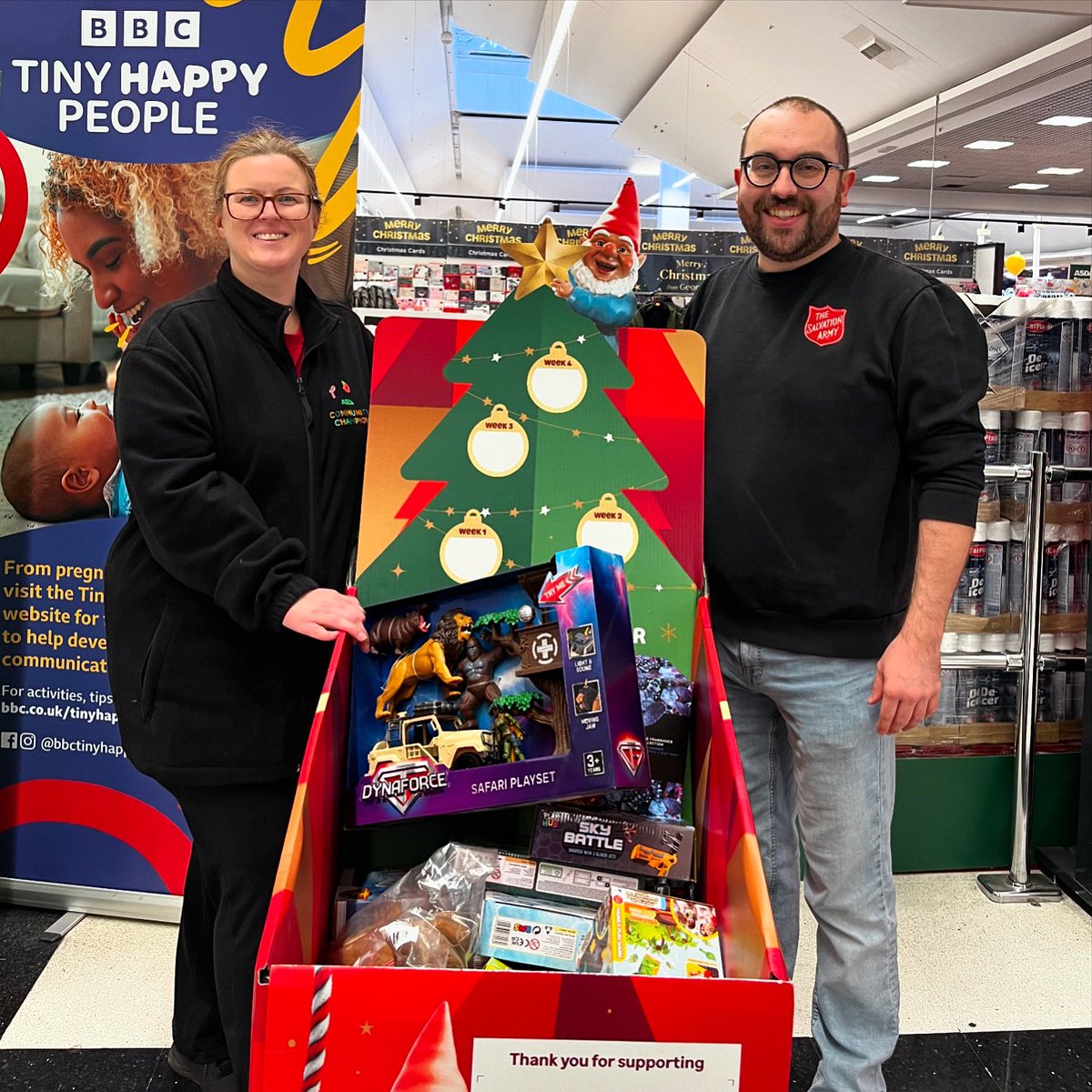 Watford Salvation Army (@watfordsa) on Twitter photo You can now drop off a new unwrapped toy to Asda Watford. Our collecting trollies are open at both entrances whenever the store is. Thank you! 🎄⭐️🎄⭐️🎄
#watford #salvationarmy #donate <a href="/salvationarmyuk/">The Salvation Army</a> <a href="/AsdaWatford/">Community Champion</a> <a href="/asda/">Asda</a> You can now drop off a new unwrapped toy to Asda Watford. Our collecting trollies are open at both entrances whenever the store is. Thank you! 🎄⭐️🎄⭐️🎄
#watford #salvationarmy #donate <a href="/salvationarmyuk/">The Salvation Army</a> <a href="/AsdaWatford/">Community Champion</a> <a href="/asda/">Asda</a>
