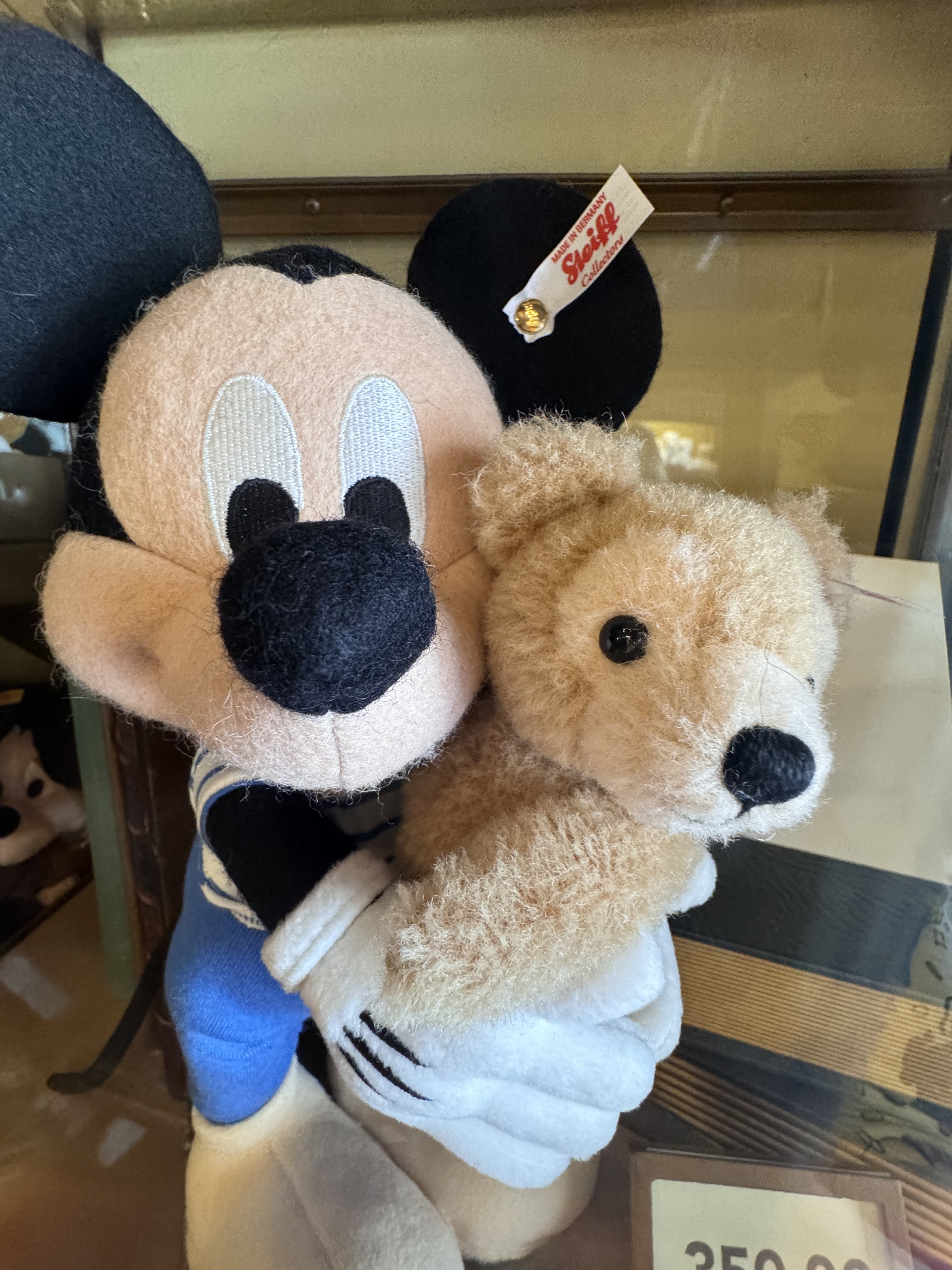 ディズニー　シュタイフ　ダッフィー シュタイフ社プロデュース☆ダッフィー&シェリーメイぬいぐるみ -