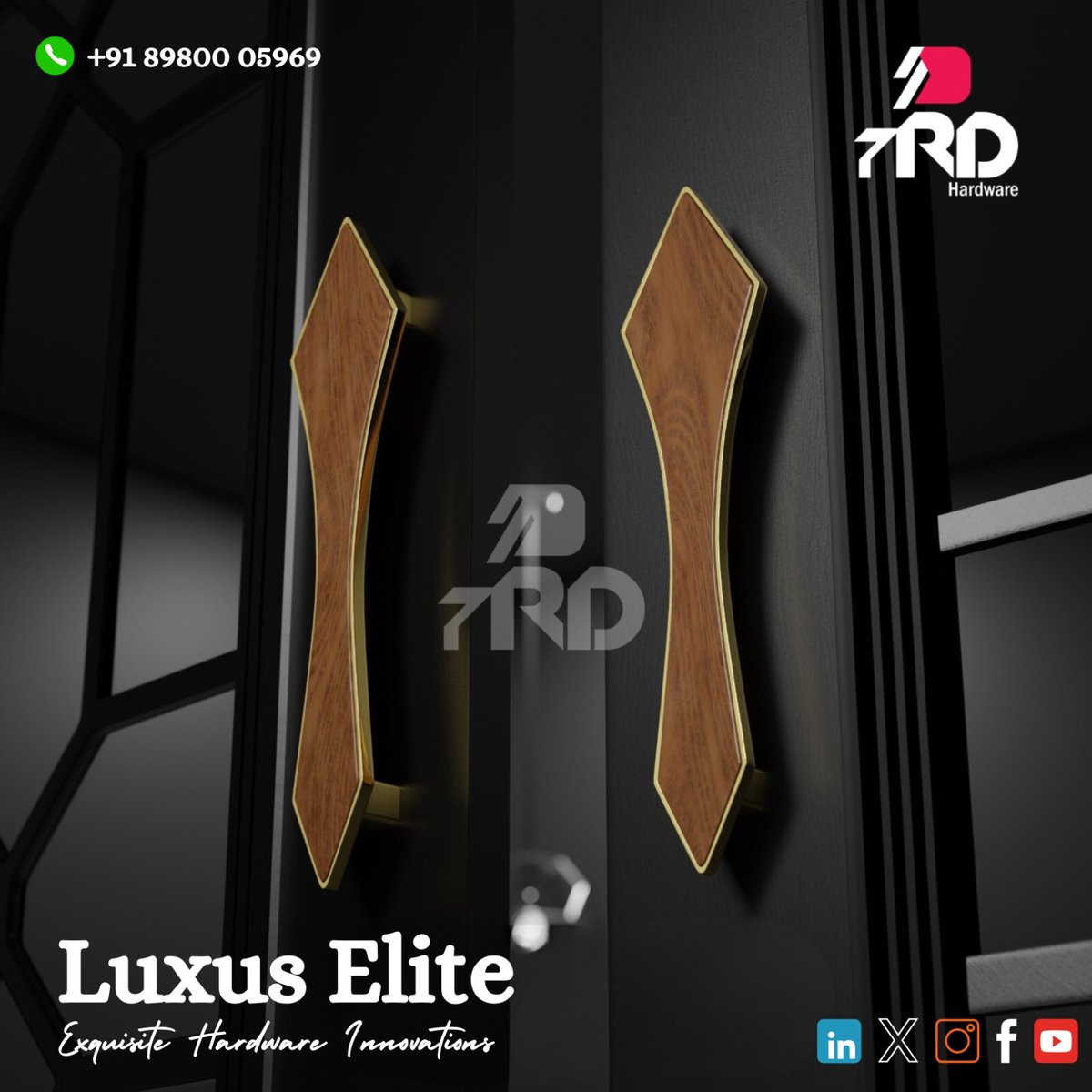 Rdimpexx's tweet image. Give your Door a touch of ✨ with our collection of fancy handles!

RD Impex
Mobile : +91-8980005969
Whataaps: bit.ly/3xKyLU7

#fancyhardware #cabinetknobs #drawerpulls #doorknobs #cabinetpulls #kitchenhardware #bathroomhardware #interiordesign #homedesign #kitchendecor