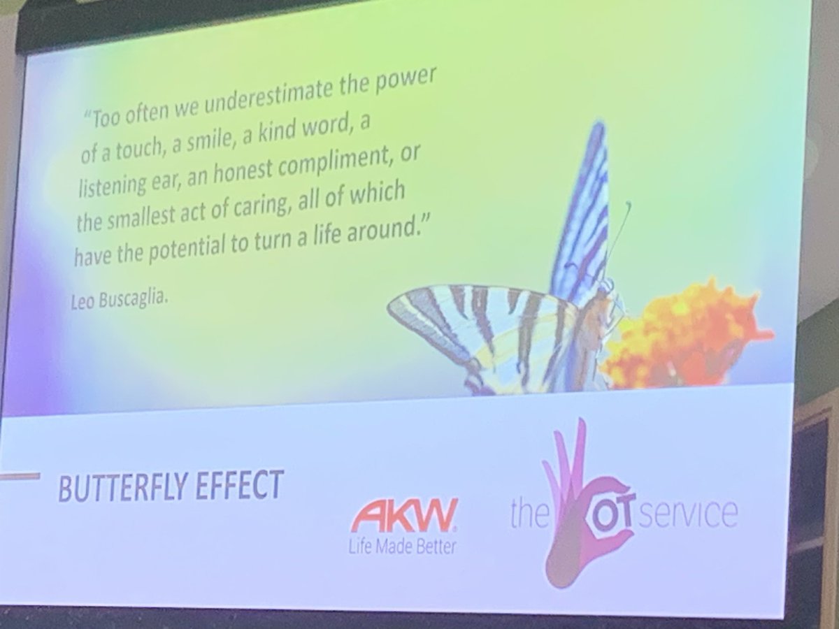 HOPE: such a powerful concept that underpins all OT - interesting to consider how its impacted by the climate/culture/challenges of healthcare today and how we need to be compassionate and think critically to problem solve in order to install hope to everyone we see 🦋