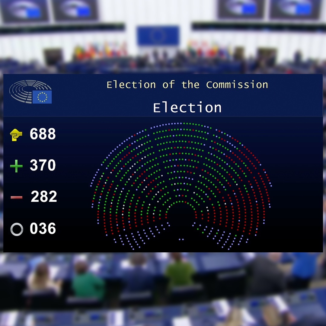 ✅ New European Commission: Approved!
Today the European Parliament  voted on the new college of commissioners
who will be proposing EU laws for the next five years.
The new European Commission can now begin its term on 1 December.