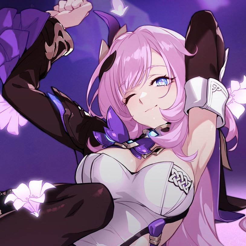 daily_elysia's tweet image. For all the HSR-only people who follow my account now, I am required to show you this art for Elysia! &amp;lt;3