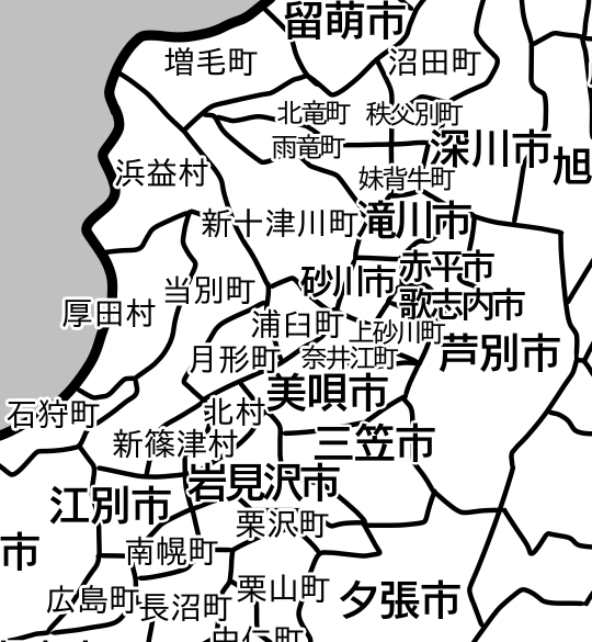 基礎MAPつくってますが、自治体多すぎて目がいたいです #北海道内全市町村踏破 