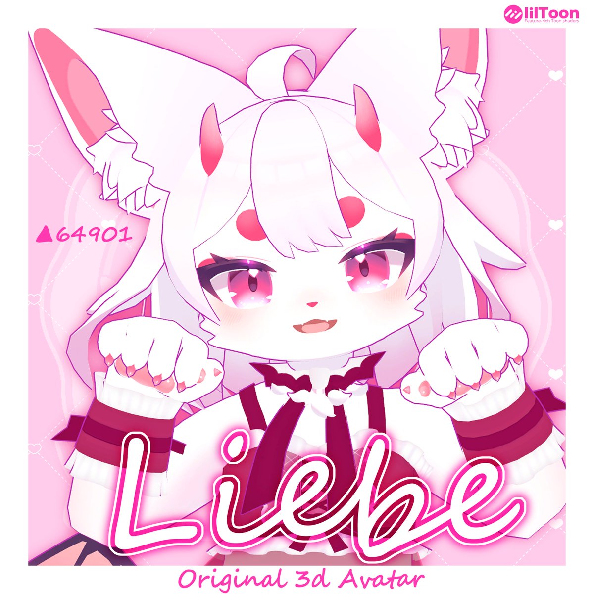 beru_vrc's tweet photo. 【オリジナル３Dモデル】リーベ‐Liebe‐https://t.co/dHUauPCHXa

コウモリねこの女の子
リーベちゃんの商品ページ公開しました！
覗いていただけと嬉しいです🐈💕

＃りんぐあべる https://t.co/72T48fxj0Z