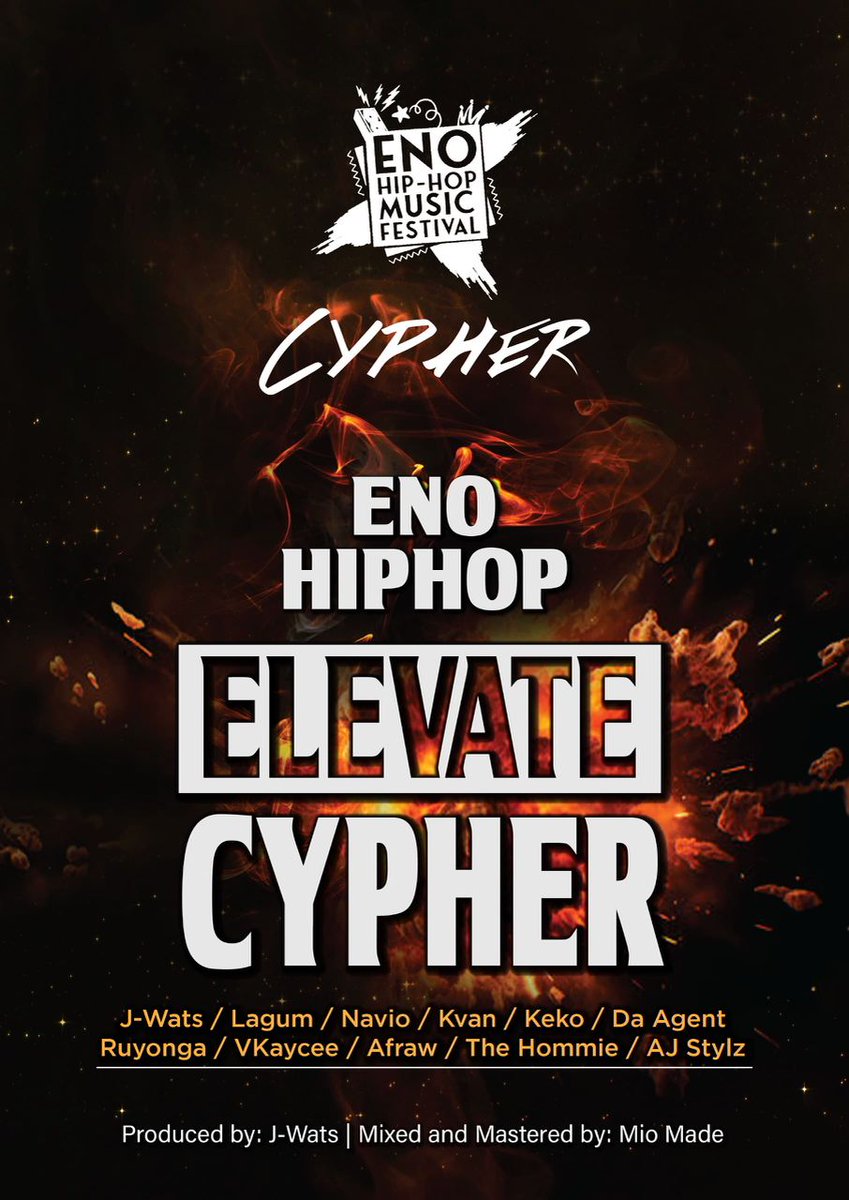 #EnoHipHopFestival presents #EnoHipHopElevateCypher produced by <a href="/JWats__/">J-Wats</a> and mixed and mastered by <a href="/miomade1/">mio made</a>
Coming out very soon! 😉 
#UGHipHop