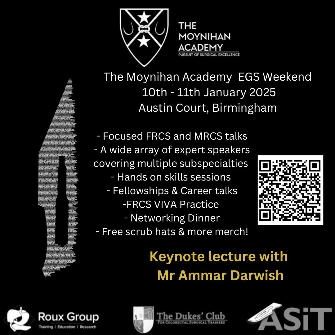 Early registration deadline is Sunday 
Sign up now to attend in person and get a free Moynihan Academy Scrub Hat!
events.asgbi.org.uk/asgbievents/in…

<a href="/Dukes_Club/">The Dukes' Club</a> <a href="/roux_group/">The Roux Group</a> <a href="/ASiTofficial/">ASiT</a> <a href="/asgbi/">ASGBI</a>