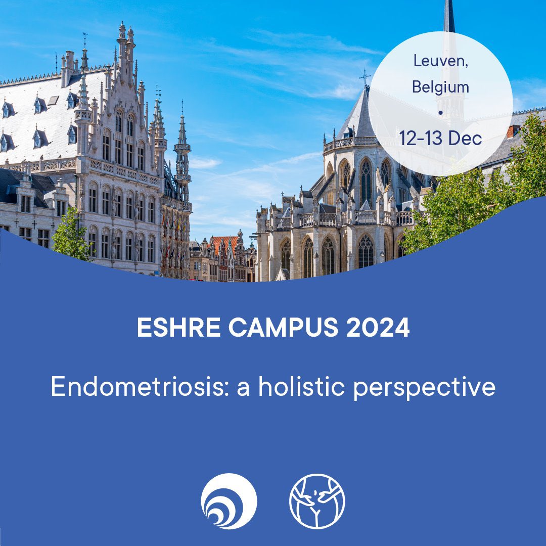 🎯 There's still time to register for our comprehensive endometriosis workshop in Leuven! 
📈  7.5 European CME credits. 

Don’t miss out! Secure your spot today, hit the link for more details 👇👇

🔗 eshre.eu/Education/Cale…

#ESHRE #CampusCourse