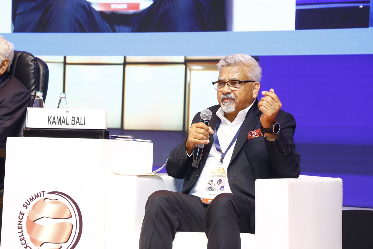 Mr. Kamal Bali, CMD, Volvo Group India, at the "Manufacturing for 2047" session, highlighted the importance of partnerships in leadership, innovation, and sustainable growth in the industrial sector. #CIIExcellenceSummit2024

<a href="/CIIEvents/">CII Live</a> 
<a href="/FollowCII/">Confederation of Indian Industry</a>