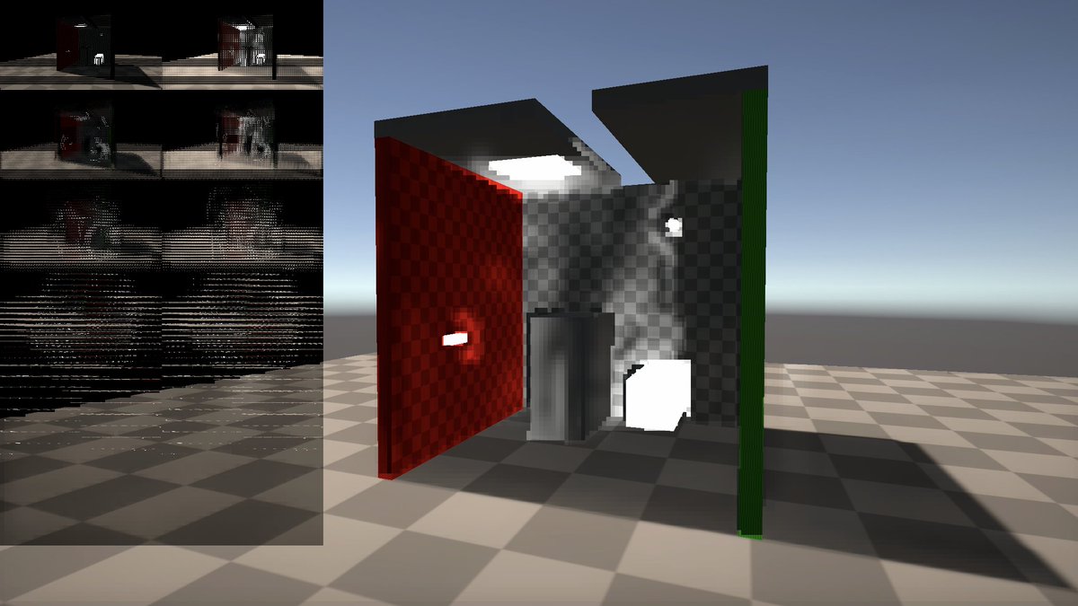 alexmalyutindev's tweet image. Trying to recreate Alexander Sannikov's Radiance Cascades GI technique. Here is my early iteration on it.
github.com/alexmalyutinde…
#unity #rendering