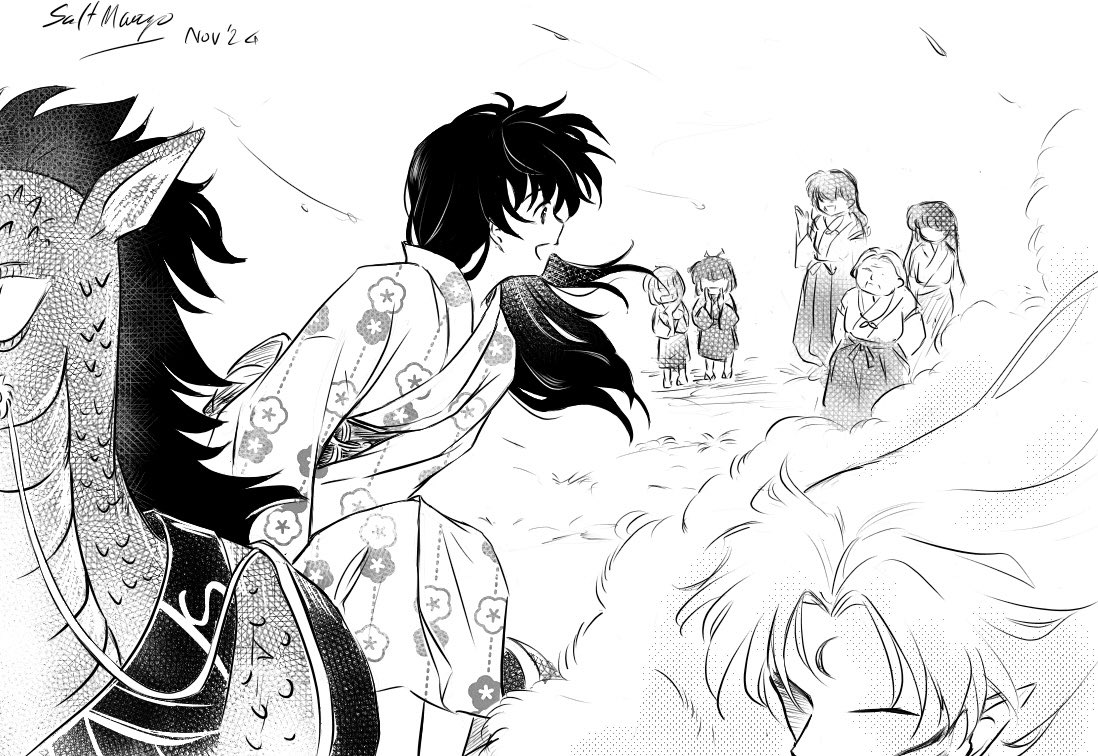 “There won’t be anyone else like Rin. She is special.”

Disarmingly honest and pure, generously loving and sweet, and unerringly trusting and loyal to those she held dear.

That was why no one else but Rin could become Sesshoumaru’s bride.
She was the one and only.

#RinWeek2024