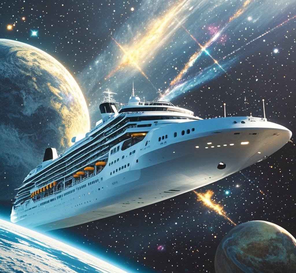 In the future, a large part of the spacecraft flying from the earth to Mars will be transformed from spacecraft, with accommodation, swimming pools, dance halls, restaurants and other facilities on it.