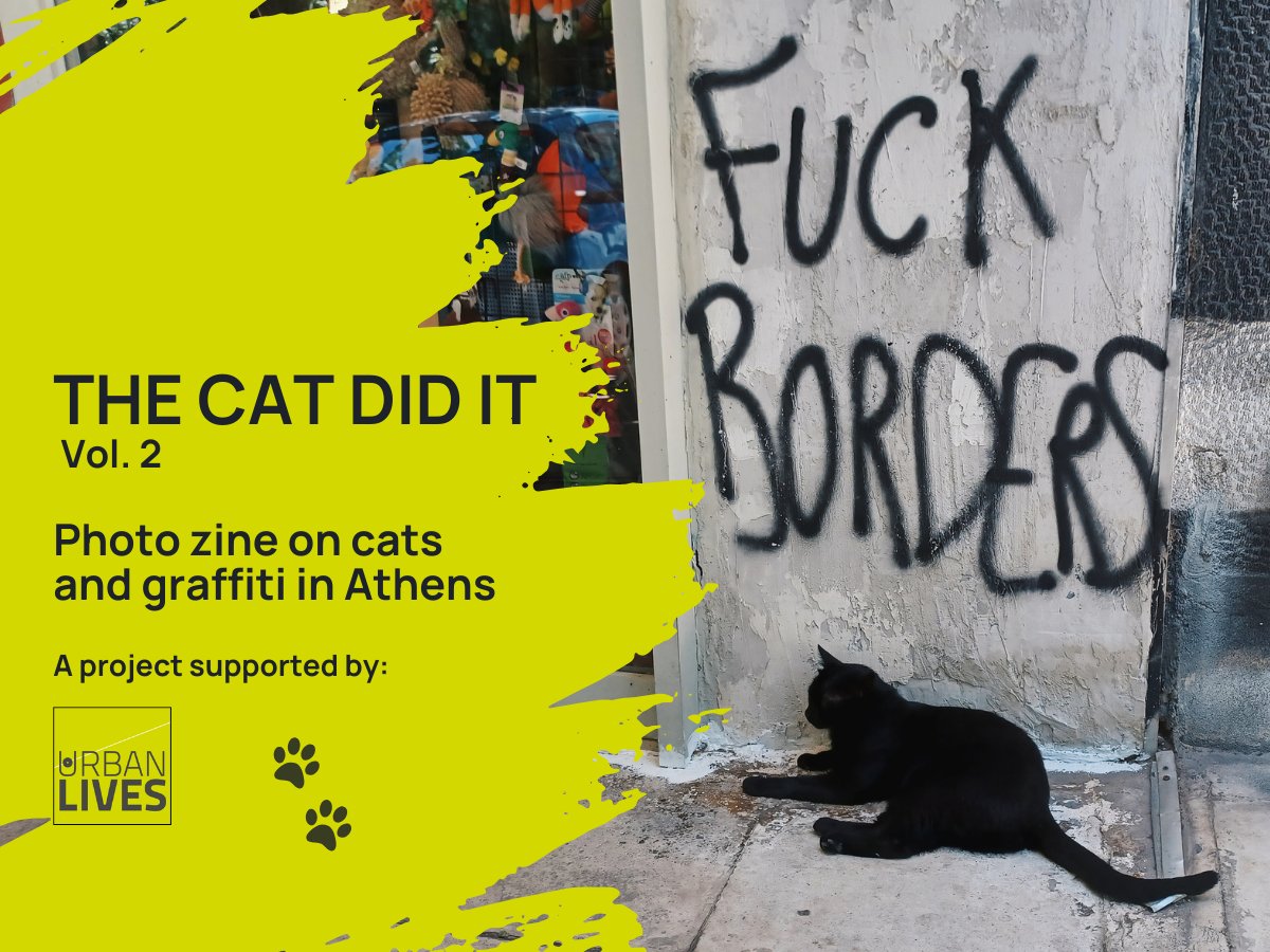 I'm happy to announce that the 2nd issue of "The Cat Did it", photo zine on cats and graffiti of Athens, is finally out! bit.ly/TCDI2_ENG #photozine #cats #Athens A project supported by <a href="/UrbanLivesIT/">Urban Lives</a>