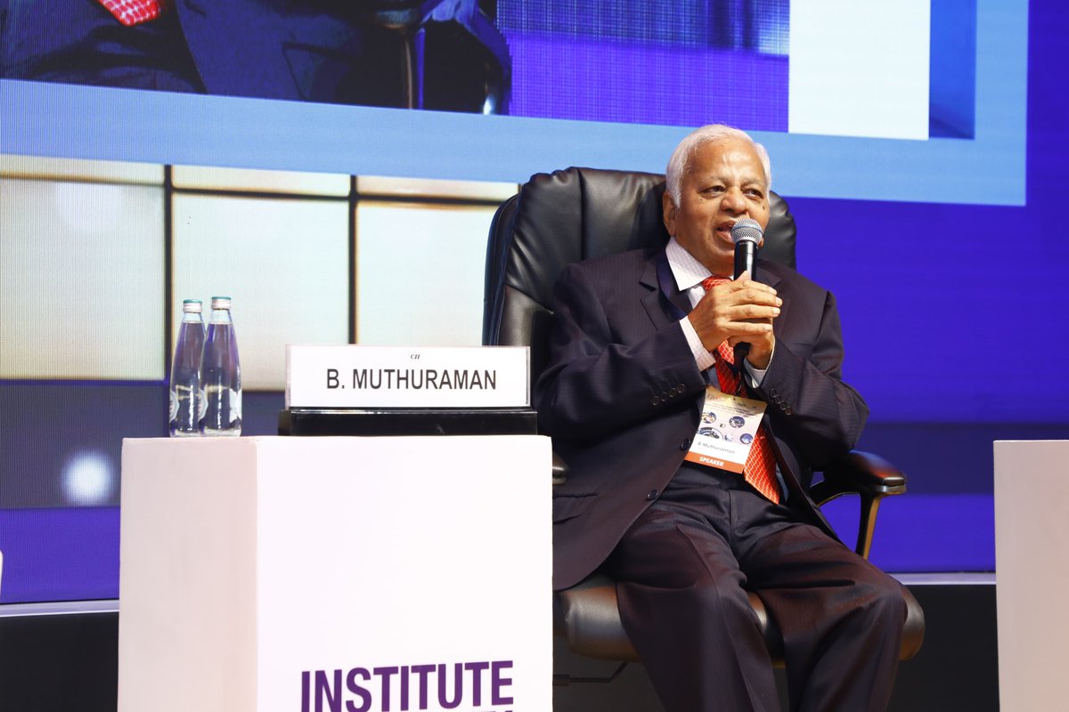Mr. B. Muthuraman, President, CII (2011-12) and former Tata Steel Vice Chairman, stressed "Quality is everything," highlighting its role in driving innovation, growth, and sustainability in manufacturing. #CIIExcellenceSummit2024

<a href="/CIIEvents/">CII Live</a> 
<a href="/FollowCII/">Confederation of Indian Industry</a>