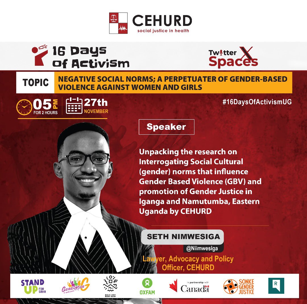 atiluk_1's tweet photo. Women have faced many challenges, particularly in relation to gender-based violence, which remains a significant issue in our society. Meet some of the panel speakers on today’s space that will run from 5pm to 7pm organized by @cehurduganda  #16DaysOfActivismUg https://t.co/3Ufa2fI7jI