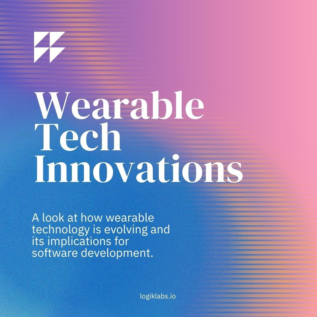logik_labs's tweet image. ✨ Interested in how wearable tech is evolving and impacting software development? 

⌚️ Wearables are making strides in health, fitness, and lifestyle, opening new doors for personalized services. 

How do you see wearables shaping our future? 

#WearableTech #Tech #LogikLabs