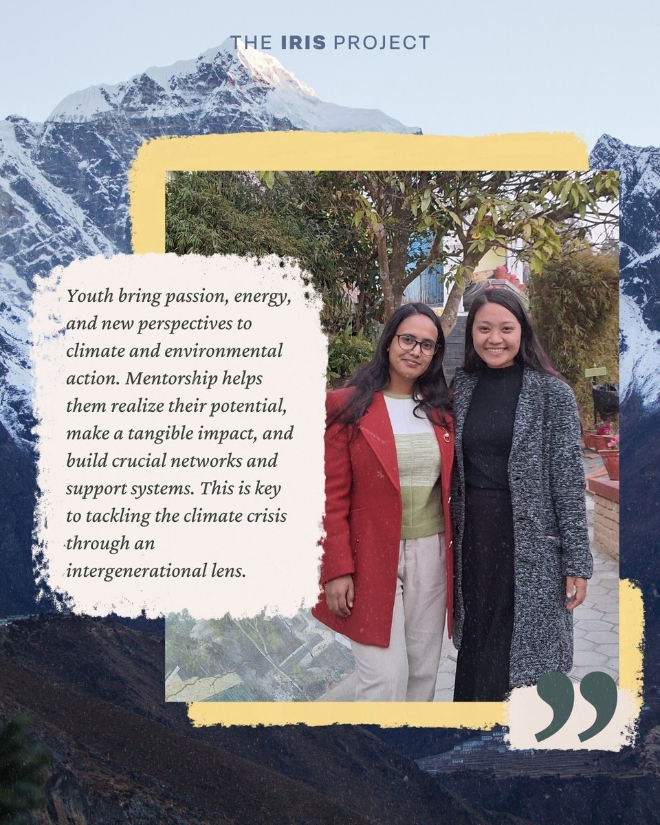theiris_project's tweet photo. 📣 MEET OUR ADVISORS

Shreya is a passionate Nepali socio-climate justice activist advocating for meaningful youth participation in decision-making, and a junior negotiator at the Global Stocktake 🪁🇳🇵

#YoungChangemaker #Support #Wellbeing #MeetOurTeam https://t.co/ToxIbNDhC1