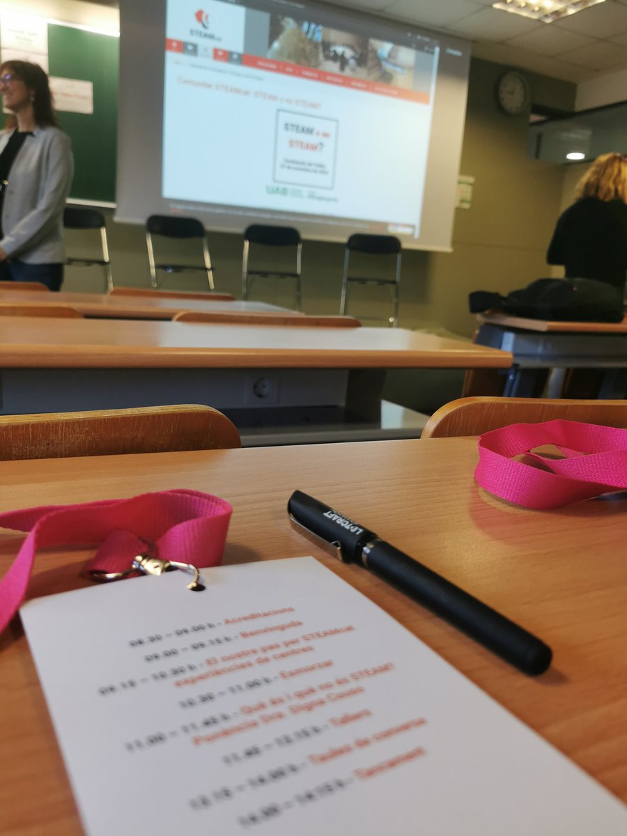 Avui presents a la Comunitat #STEAMcat organitzada a la #UAB