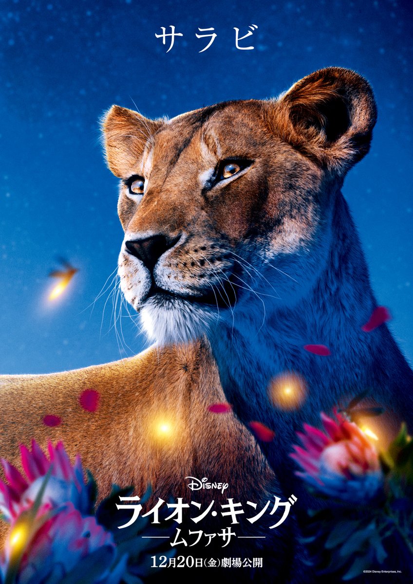 ⋱ キャラクターポスター公開➂ ⋰ 𝟏𝟐/𝟐𝟎公開『#ライオンキング