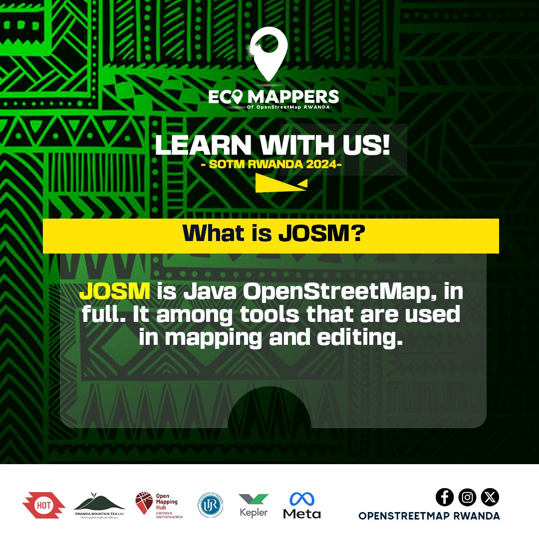osm_Rwanda's tweet image. Learn with us tools that are used in mapping. #openmapping
#SOTM