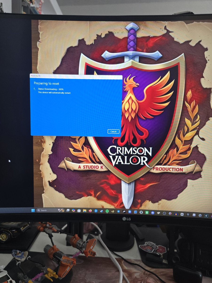 Wargraven78's tweet photo. Well, this is new. My computer decided to shit it's ram on Sunday. My games kept crashing and then got the blue screen of death just from being on YouTube. So far, everything is still intact. https://t.co/R4w2kdskI2