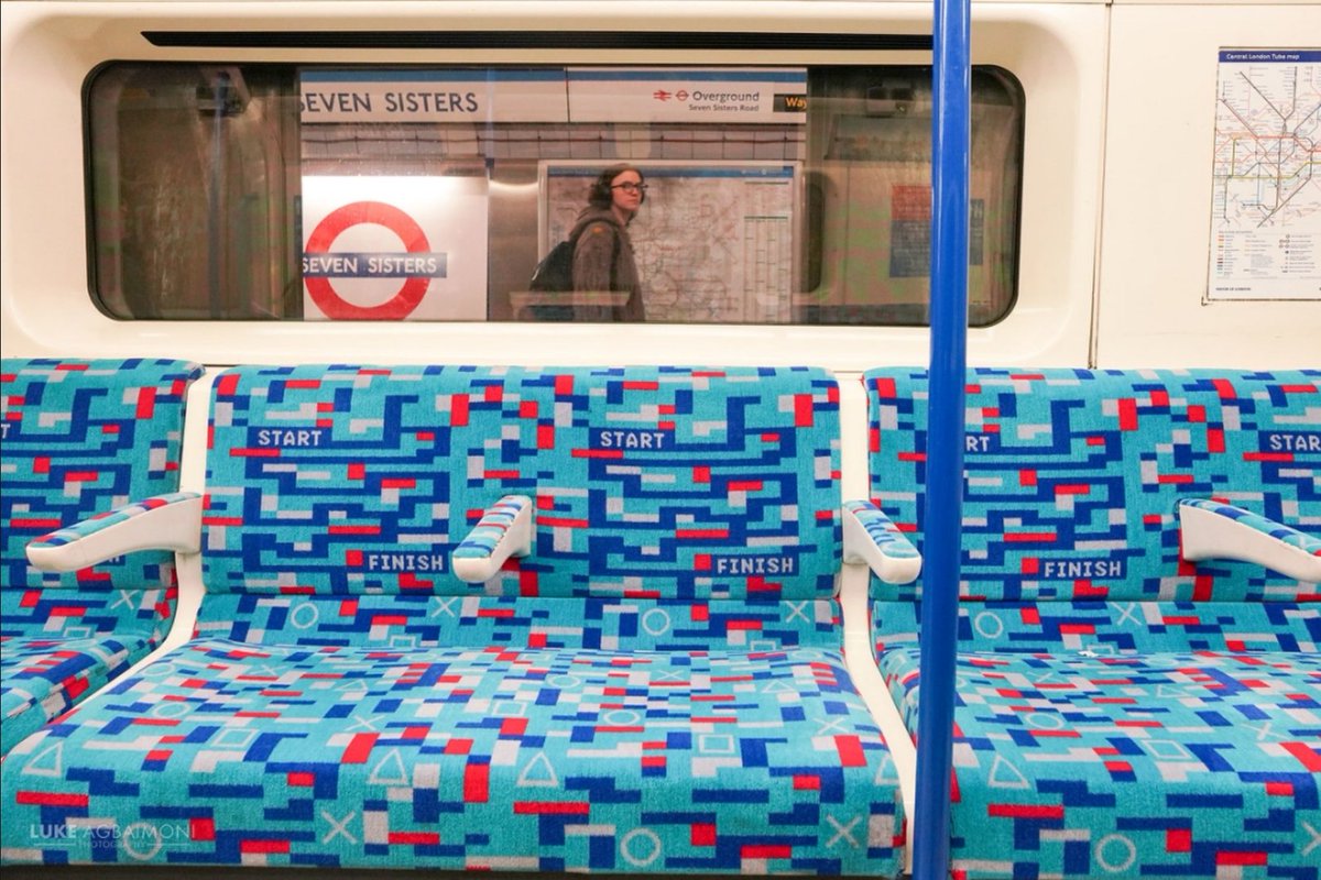 If you get on the Victoria Line you might find yourself in a special train carriage. TFL has collaborated with PlayStation installing a brand new PS5 moquette. The design features a fun maze, encouraging passengers to play as they travel. The carriage will be available until Jan7