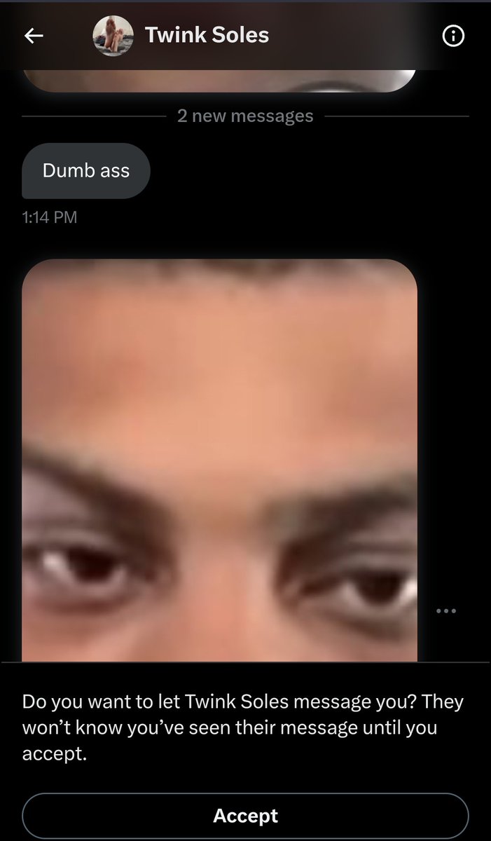 stopkendadams's tweet photo. Further proof that @boyfeet43backup is a horrible person. They went to their alt account and tried to harass me in DMs. This is disgusting behavior. https://t.co/rIPTE0Hlir