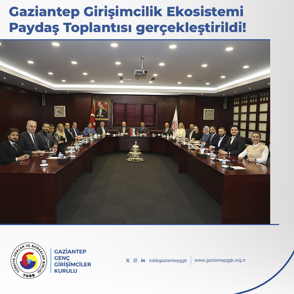 TOBBGGGK's tweet photo. Gaziantep Girişimcilik Ekosistemi Paydaş Toplantısı gerçekleştirildi! Gaziantep Ticaret Odası ve 
TOBB Gaziantep Genç Girişimciler Kurulu’nun ev sahipliğinde Gaziantep’teki girişimcilik ve melek yatırımcılık konularının tartışıldığı toplantıya Kosgeb, İpekyolu Kalkınma Ajansı
+ https://t.co/L5tK25hfWZ