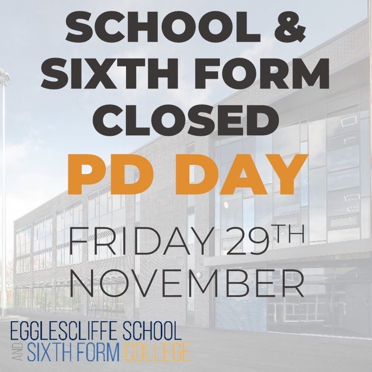 ❗ Reminder - School &amp; Sixth Form will be closed on Friday 29th November
📅 See you all on Monday 2nd December