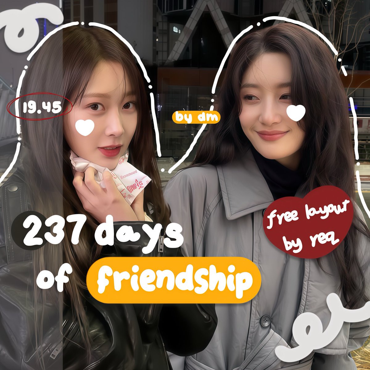 repost are highly appreciated!

haii, hari ini ada 4 FREE LAYOUT BY REQ untuk 2 catalog megu dalam rangka 237 days of @sseishireo &amp; @soshireo friendship, yang bisa di claim malam ini jam 19.45 WIB. 🔖🩰

cek tweet dibawah ya! #zonauang #zonaba